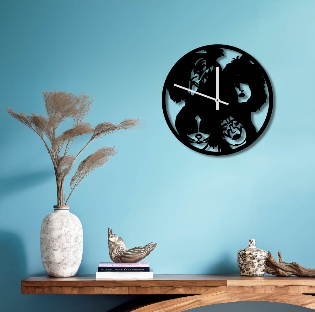KISS BAND METAL WALL ART CLOCK