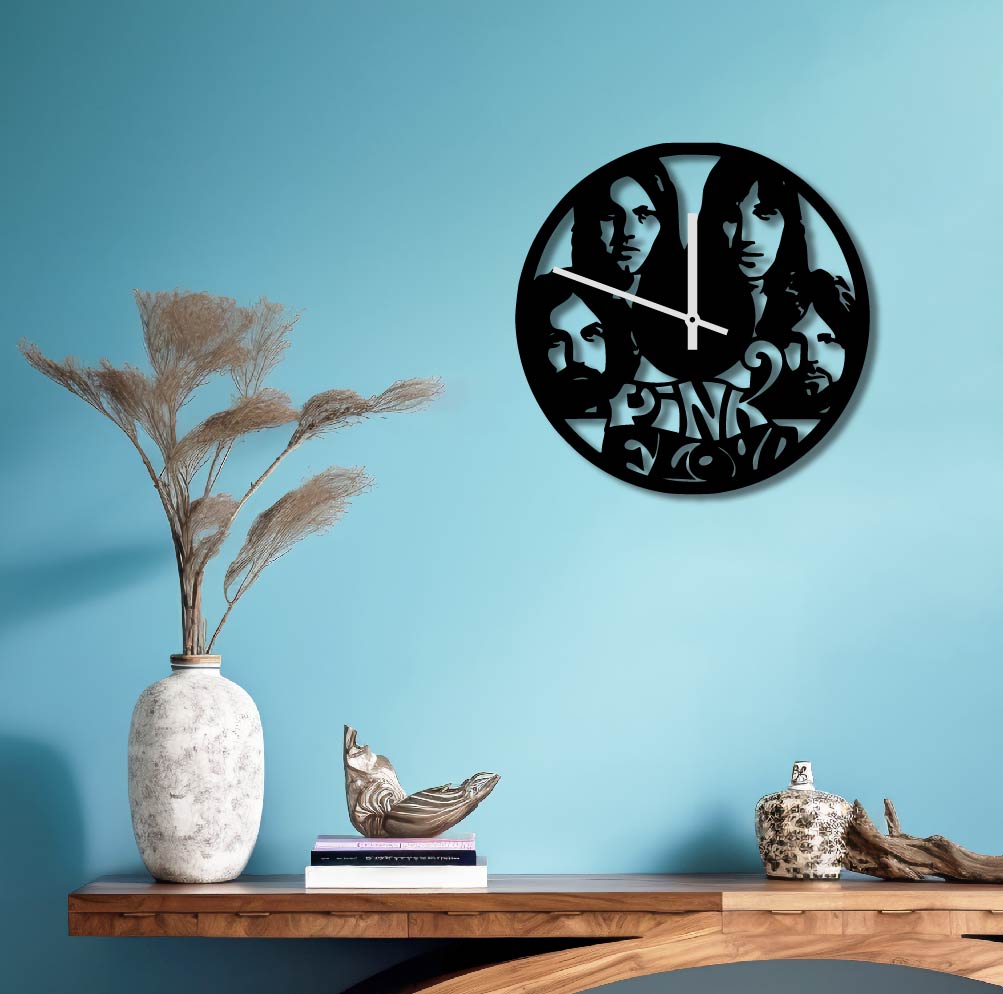 PINK FLOYD BAND METAL WALL ART CLOCK