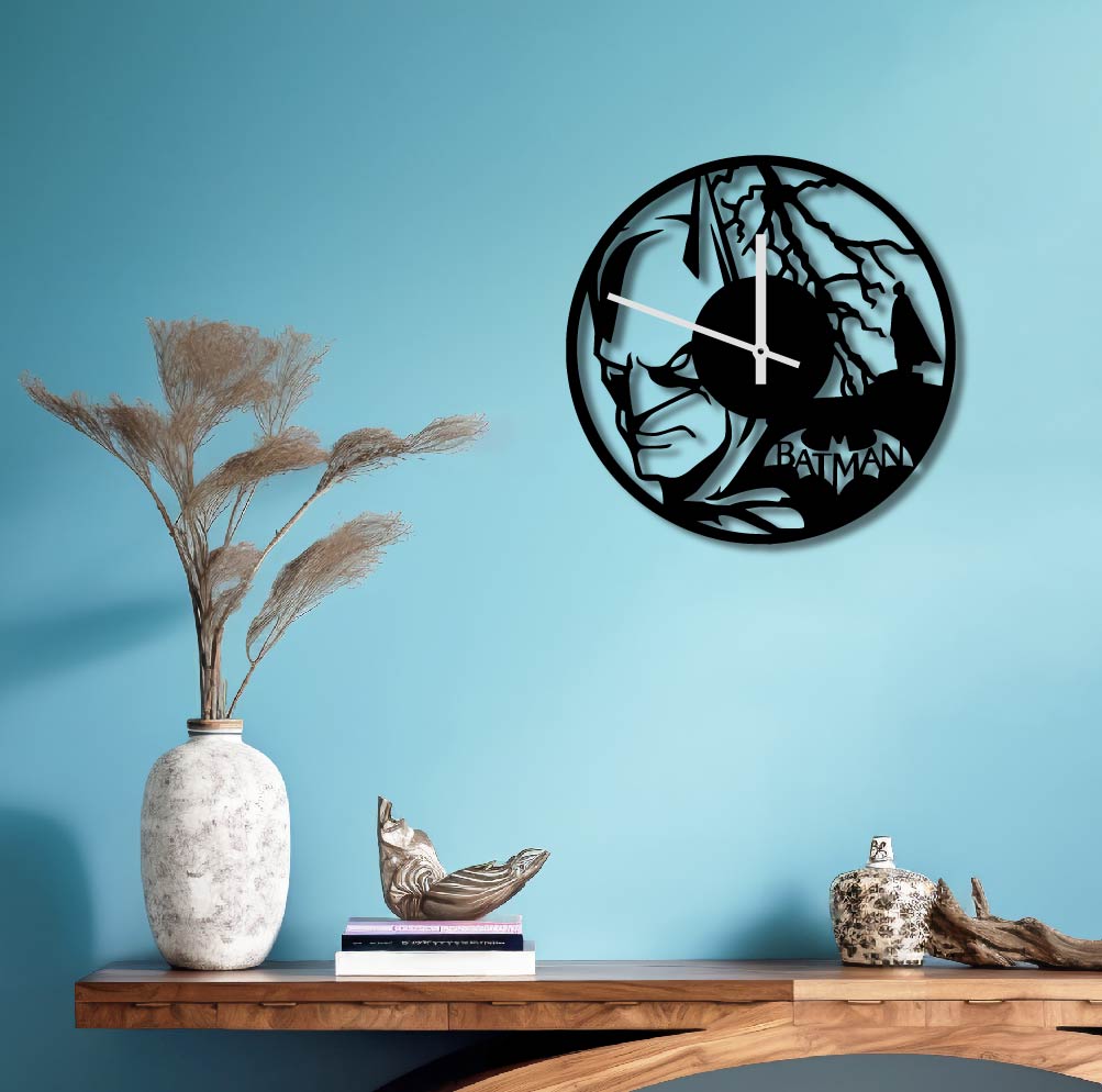 BATMAN METAL WALL ART CLOCK