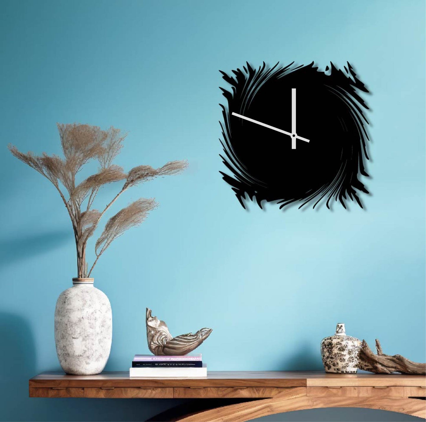 VOID METAL WALL ART CLOCK