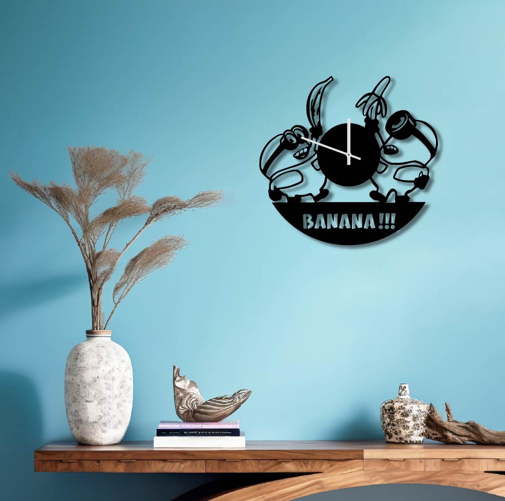 MINIONS METAL WALL ART CLOCK