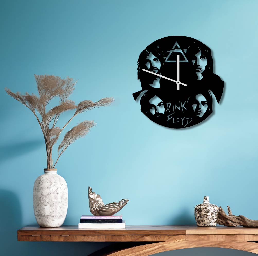 PINK FLOYD METAL WALL ART CLOCK