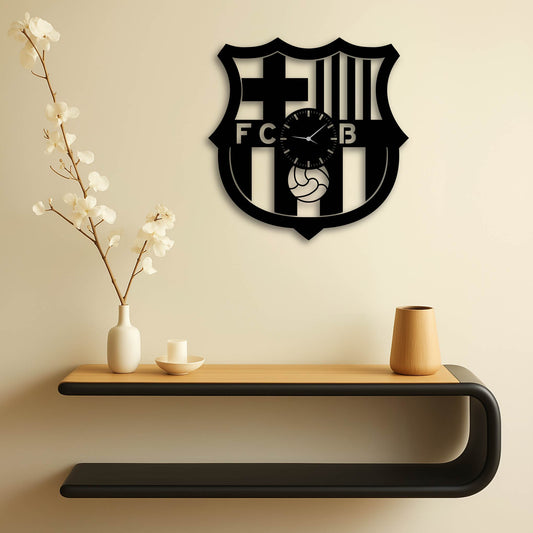 FC BARCELONA METAL WALL ART CLOCK