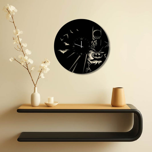 BATMAN CUTOUT WALL ART CLOCK