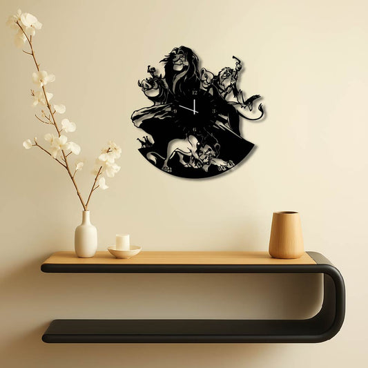 LION KING METAL WALL ART CLOCK