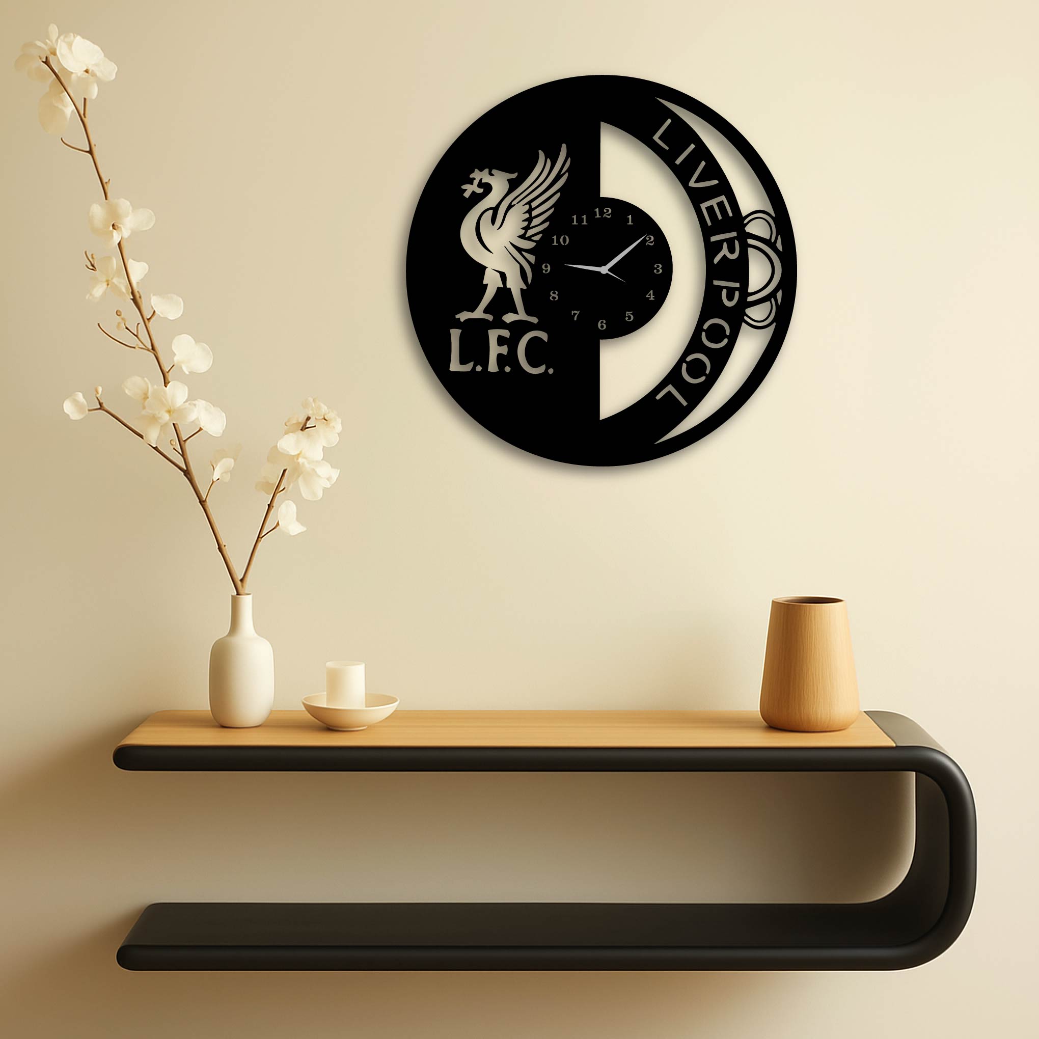 LIVERPOOL CLOCK NEW 2 METAL WALL ART – CS HOME