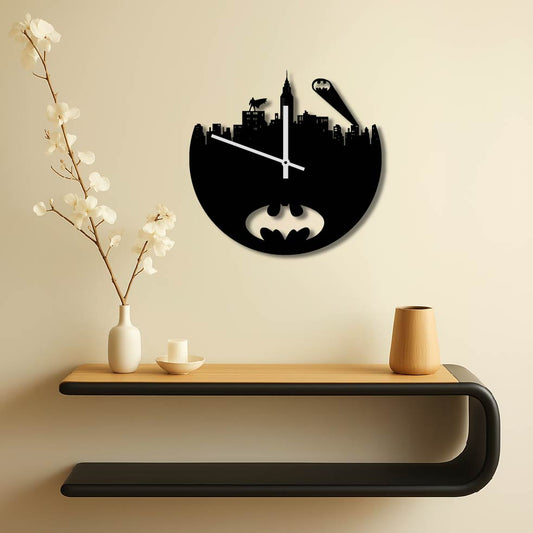 BATMAN GOTHAM METAL WALL ART CLOCK