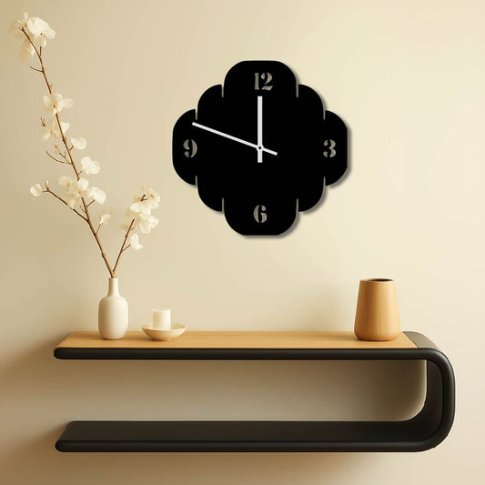 SHAPE METAL WALL ART CLOCK