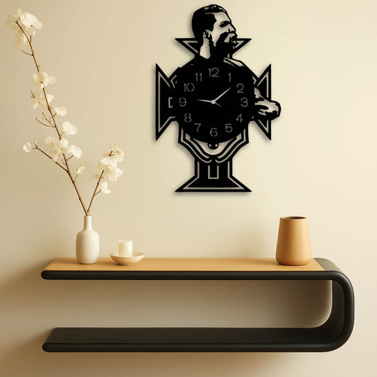 CR7 CLOCK METAL WALL ART