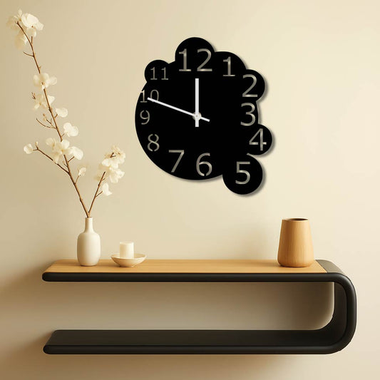 BUBBLE METAL WALL ART CLOCK