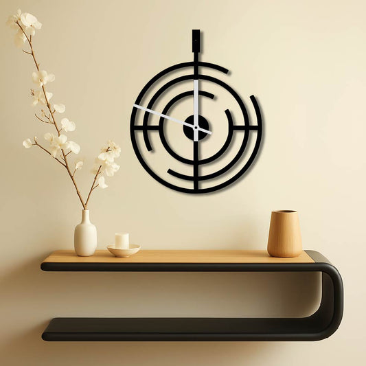 GUN SCOPE METAL WALL ART CLOCK 2
