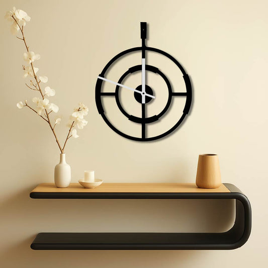 GUN SCOPE METAL WALL ART CLOCK