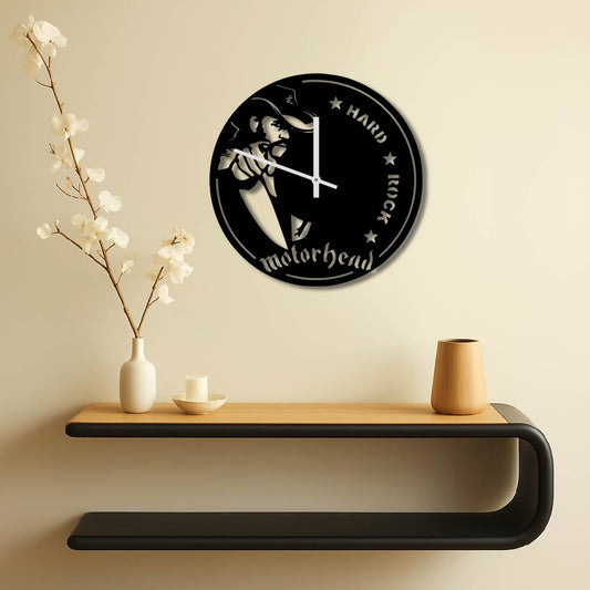 HARD ROCK MOTORHEAD METAL WALL ART CLOCK