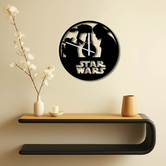 STAR WARS METAL WALL ART CLOCK