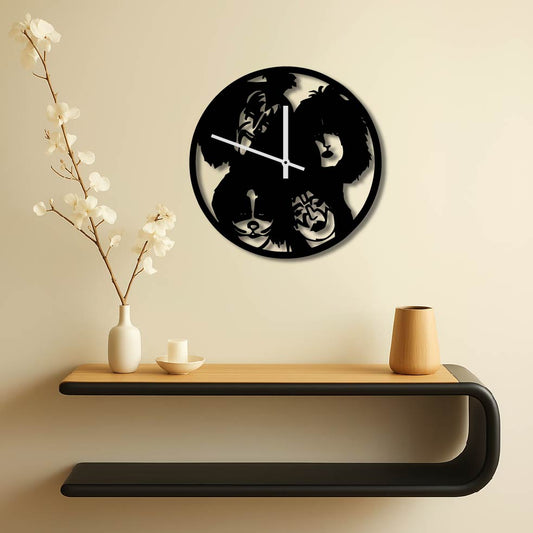 KISS BAND METAL WALL ART CLOCK