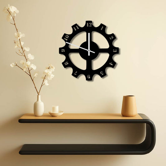 GEAR METAL WALL ART CLOCK