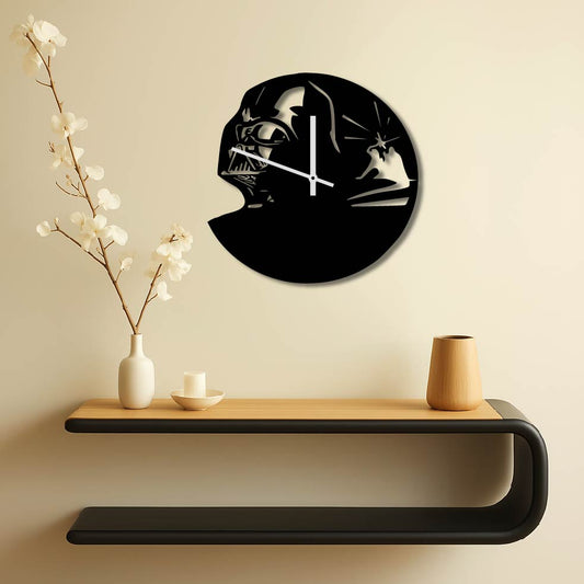 DARTH VADER FORCE METAL WALL ART CLOCK