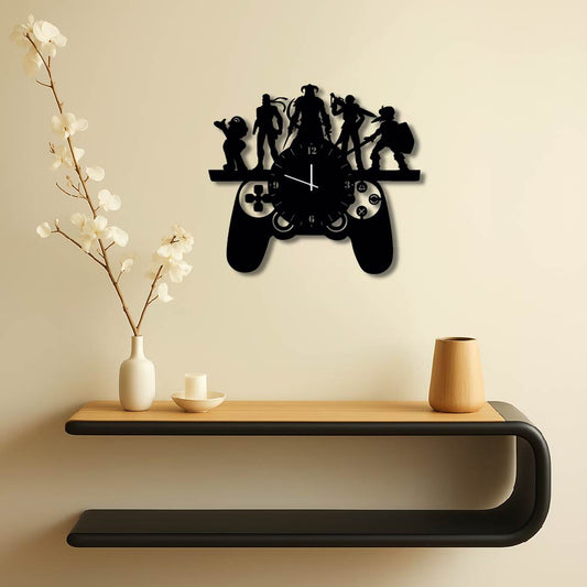 GAMING METAL WALL ART CLOCK