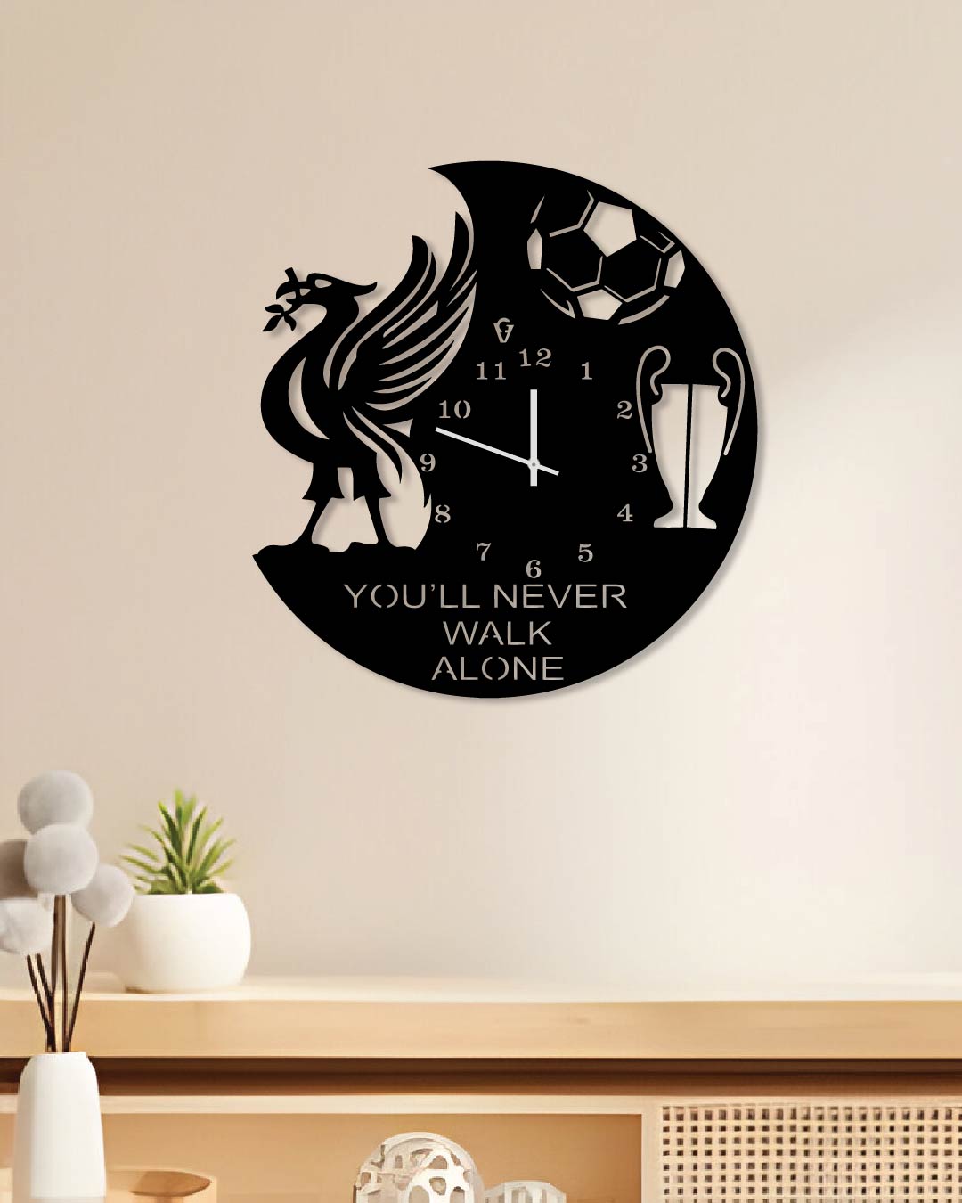 Liverpool Football Club Metal Wall Art Clock – CS HOME