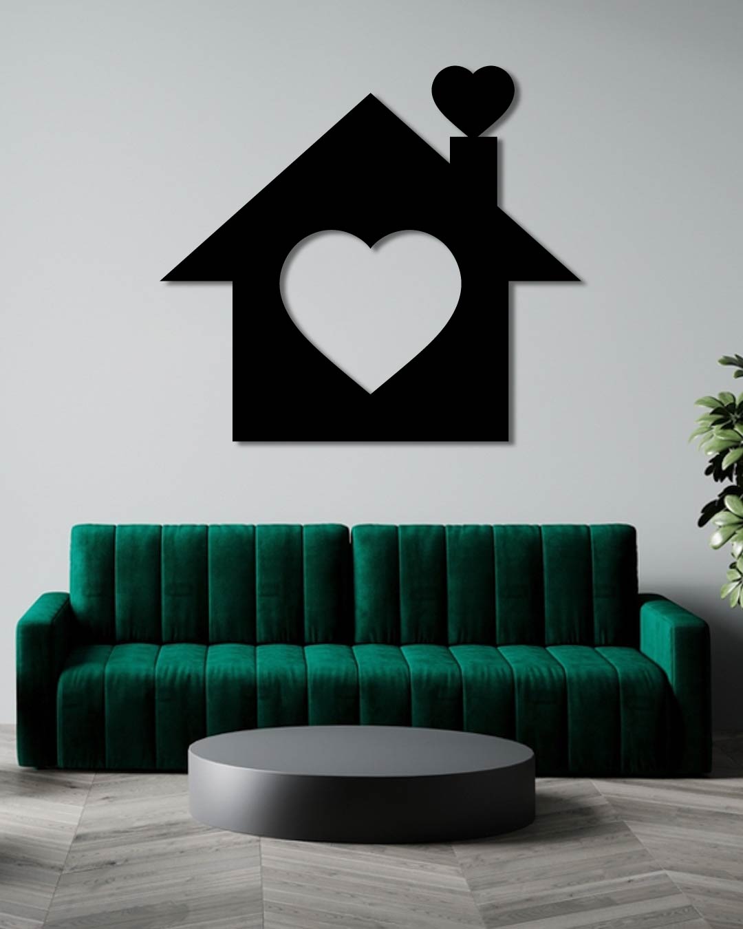 HOME METAL WALL ART