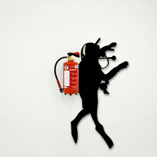 DIVER 3 METAL WALL ART