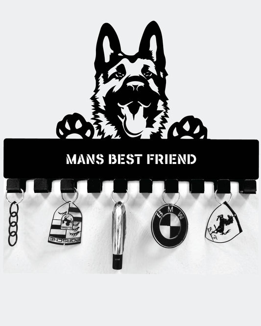 GERMAN SHEPHARD PUPPY Dog Key holder Steel / Metal