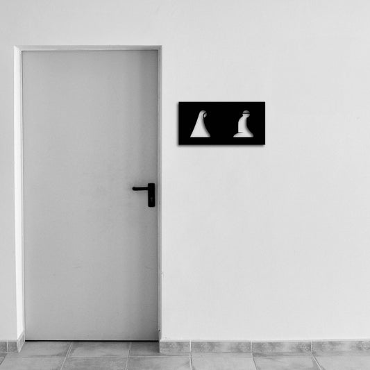 PRAYER ROOM CUTOUT SIGN METAL WALL ART