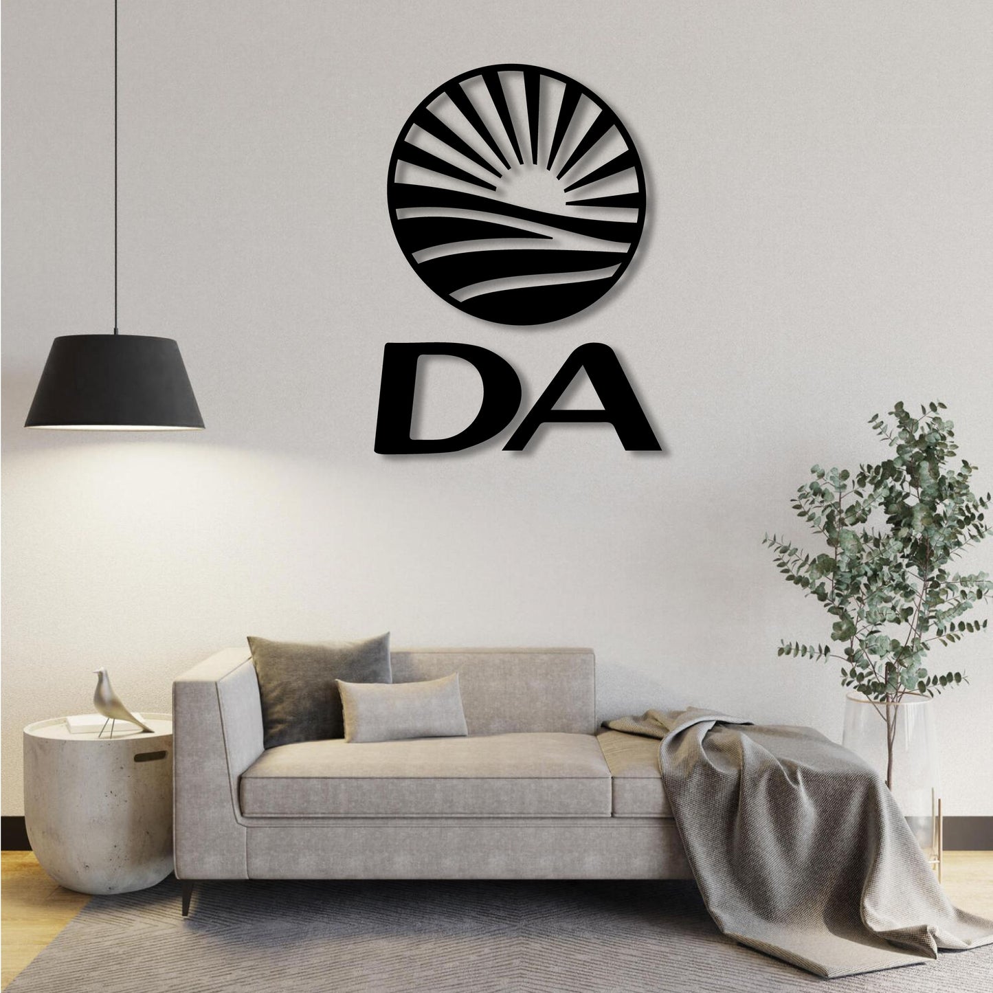 DEMOCRATIC ALLIANCE DA LOGO METAL WALL ART