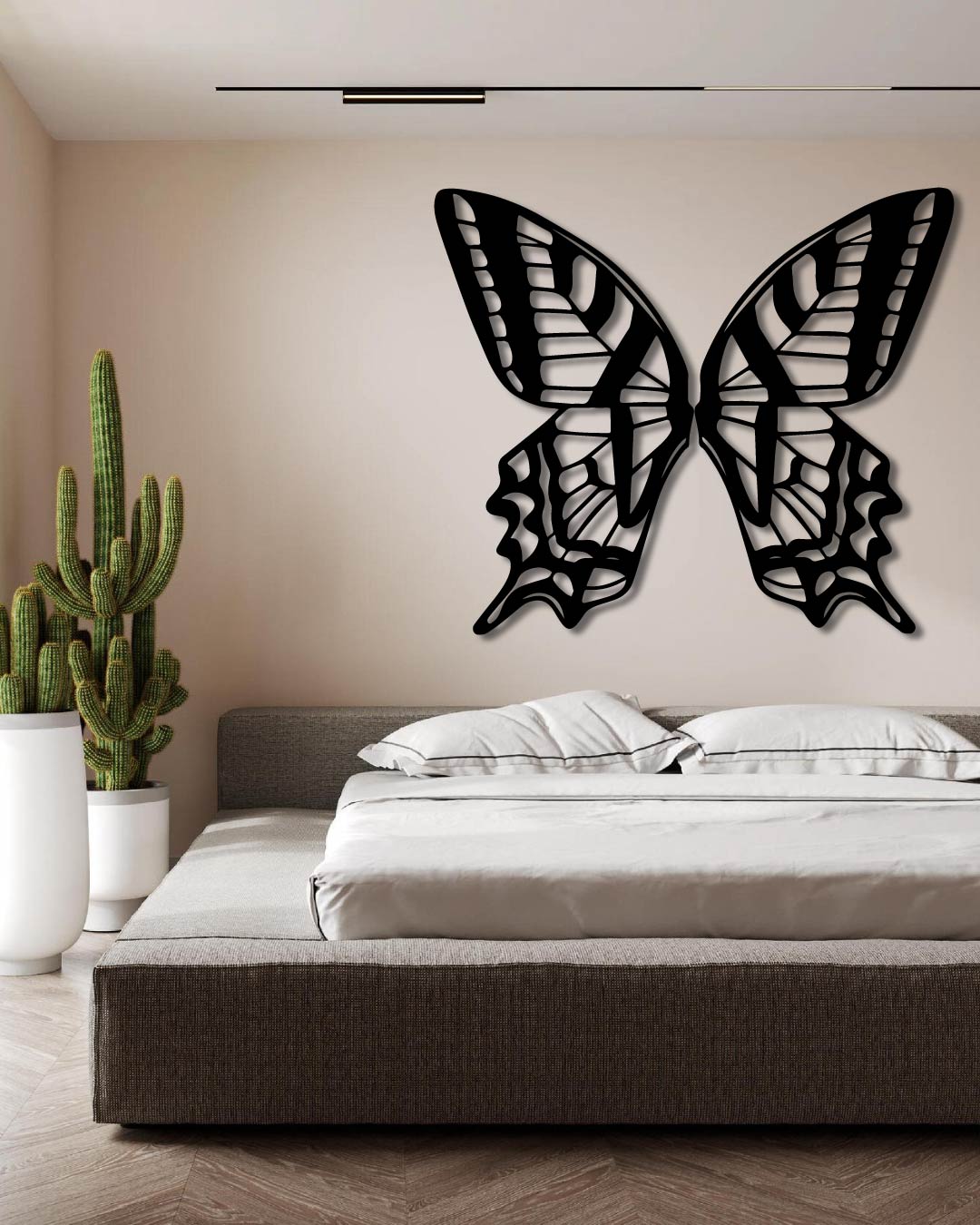 Butterfly Metal Wall Art Frame