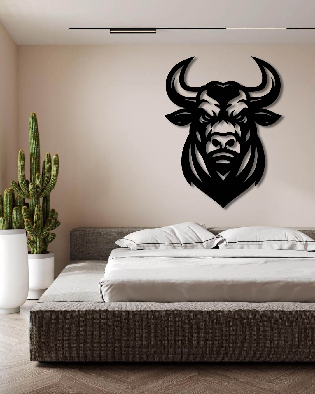 Raging Bull 2.0 Metal Wall Art Frame