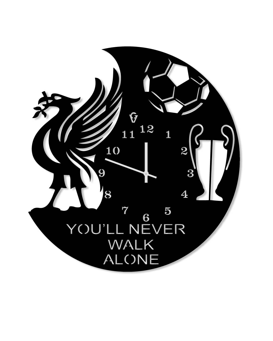 Liverpool Football Club Metal Wall Art Clock – CS HOME