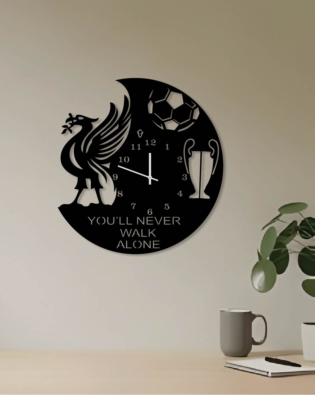 Liverpool Football Club Metal Wall Art Clock – CS HOME